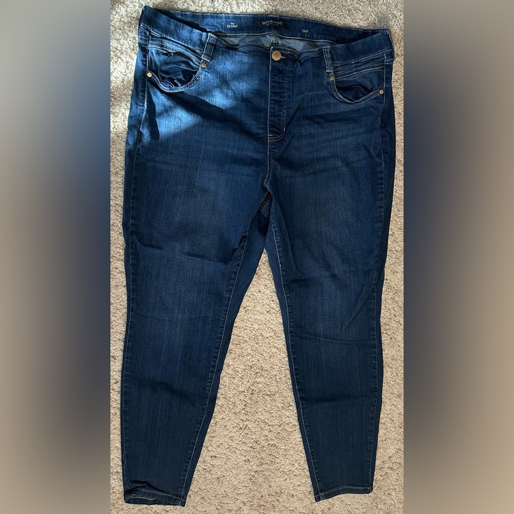 Liverpool Women’s Skinny Jeans Dark Blue Indigo